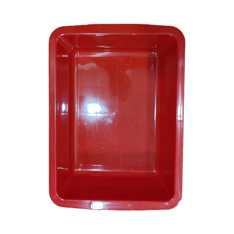 Basic Cat Litter Tray Red