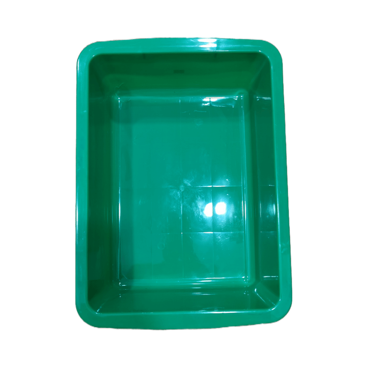 Basic Cat Litter Tray Green
