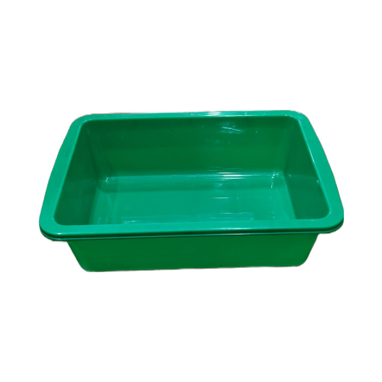 Basic Cat Litter Tray Green