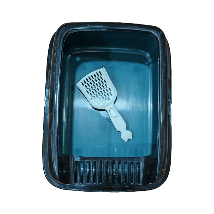 Premium Cat Litter Tray with Spade