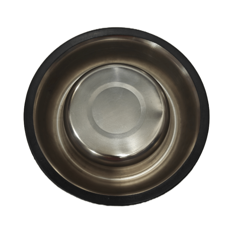 Premium Metallic Pet Food Bowl (Medium Size) Under